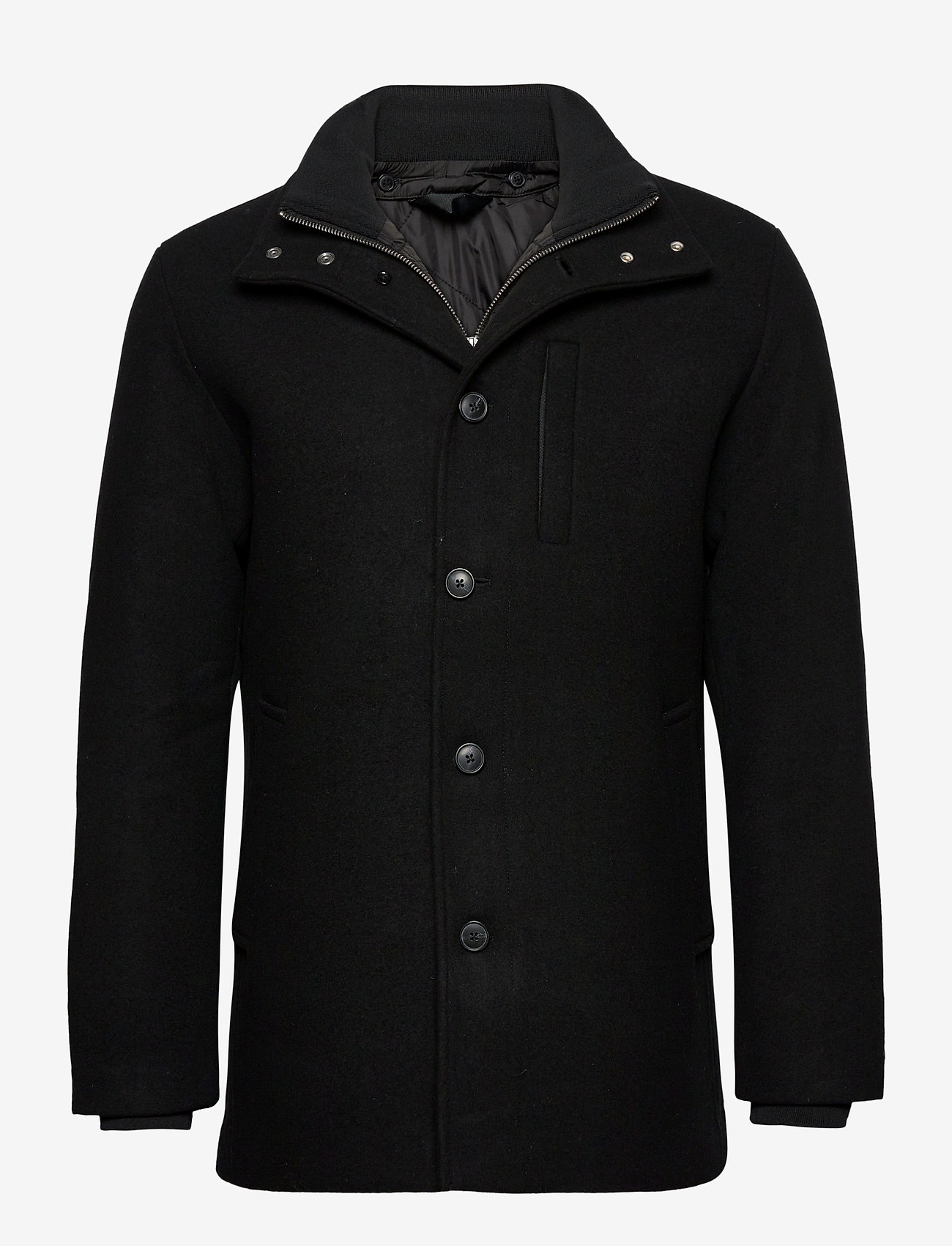 Jack & Jones - JJDUAL WOOL JACKET - black - 0