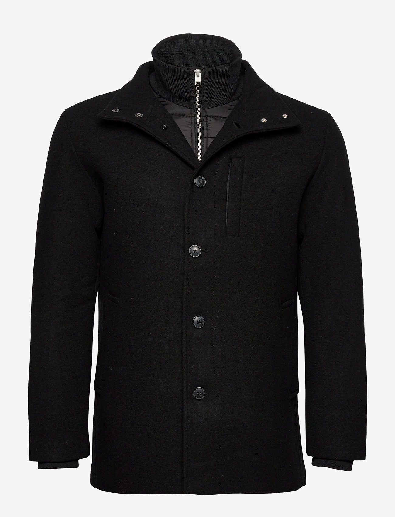 Jack & Jones - JJDUAL WOOL JACKET - black - 1