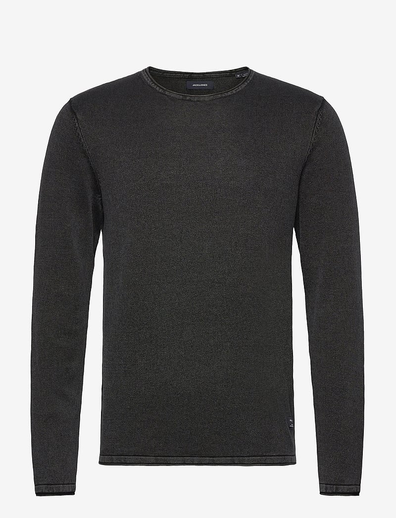 Jack & Jones - JJELEO KNIT CREW NECK NOOS - caviar - 1