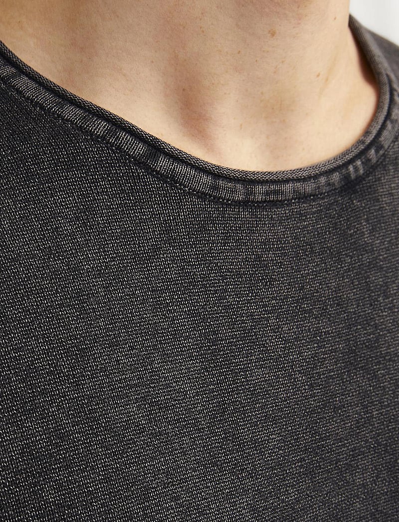 Jack & Jones - JJELEO KNIT CREW NECK NOOS - caviar - 5