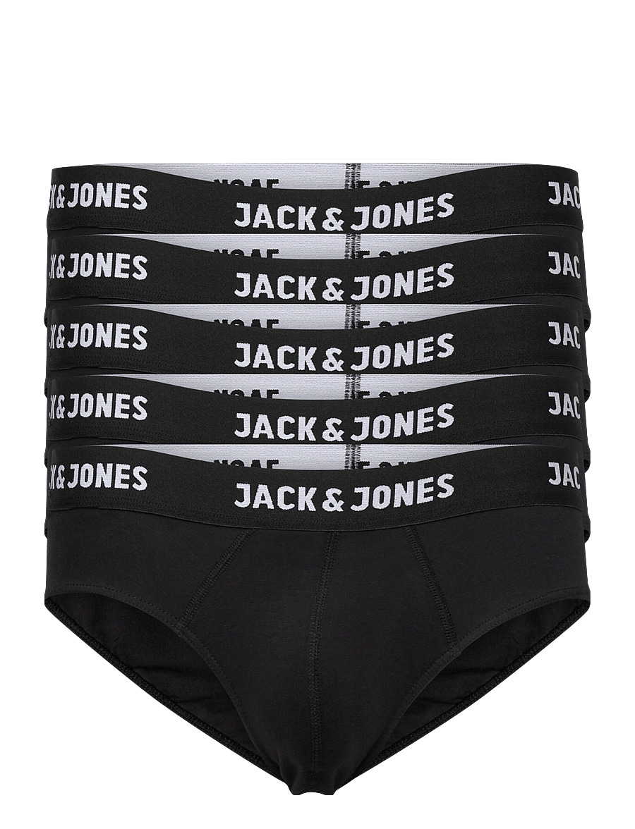 Jack & Jones - JACSOLID BRIEFS 5 PACK - black - 0
