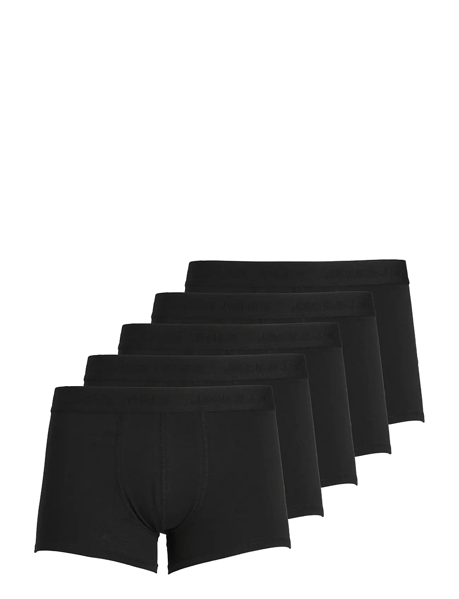 Jack & Jones - JACTONE IN TONE TRUNKS 5 PACK NOOS - unterhosen im multipack - black - 1