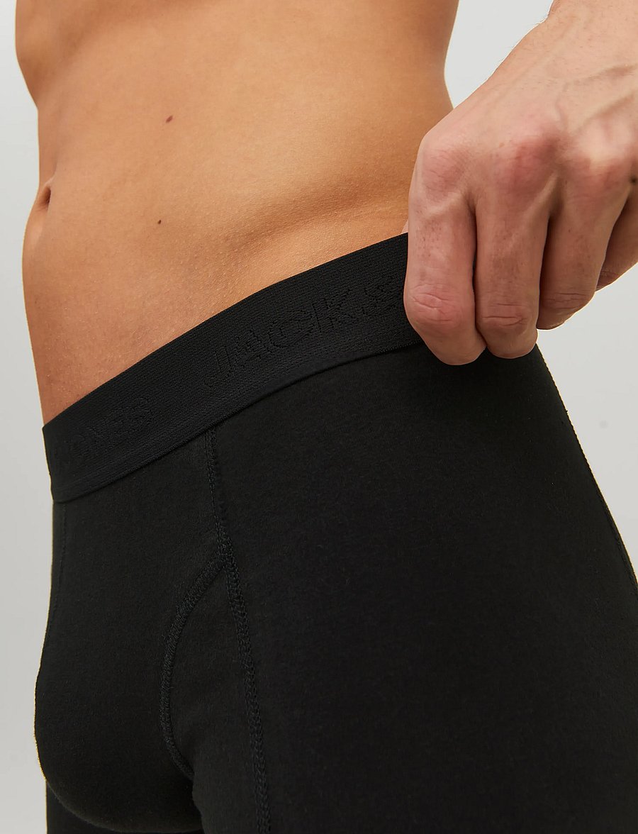Jack & Jones - JACTONE IN TONE TRUNKS 5 PACK NOOS - unterhosen im multipack - black - 4