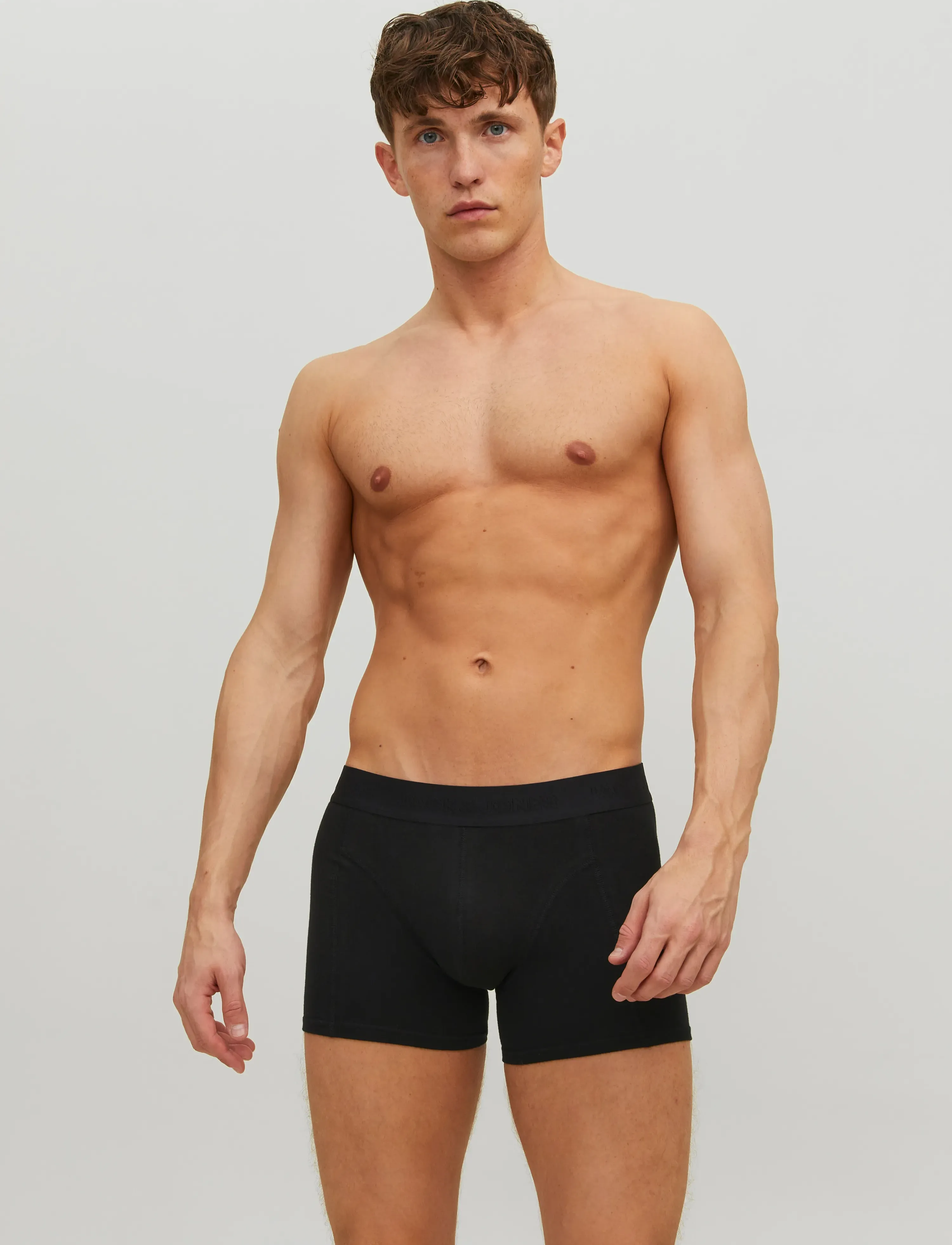 Jack & Jones JACTONE IN TONE TRUNKS 5  PACK NOOS - Meestele - BLACK / black
