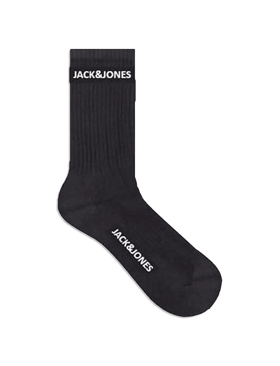 Jack & Jones - JACBASIC LOGO TENNIS SOCK 5 PACK NOOS - tennissocken - black - 1