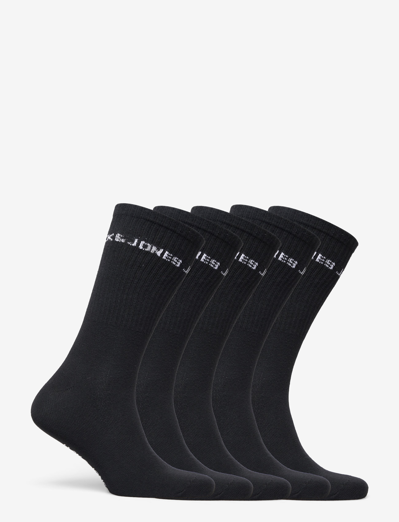 Jack & Jones - JACBASIC LOGO TENNIS SOCK 5 PACK NOOS - klassikalised sokid - black - 2