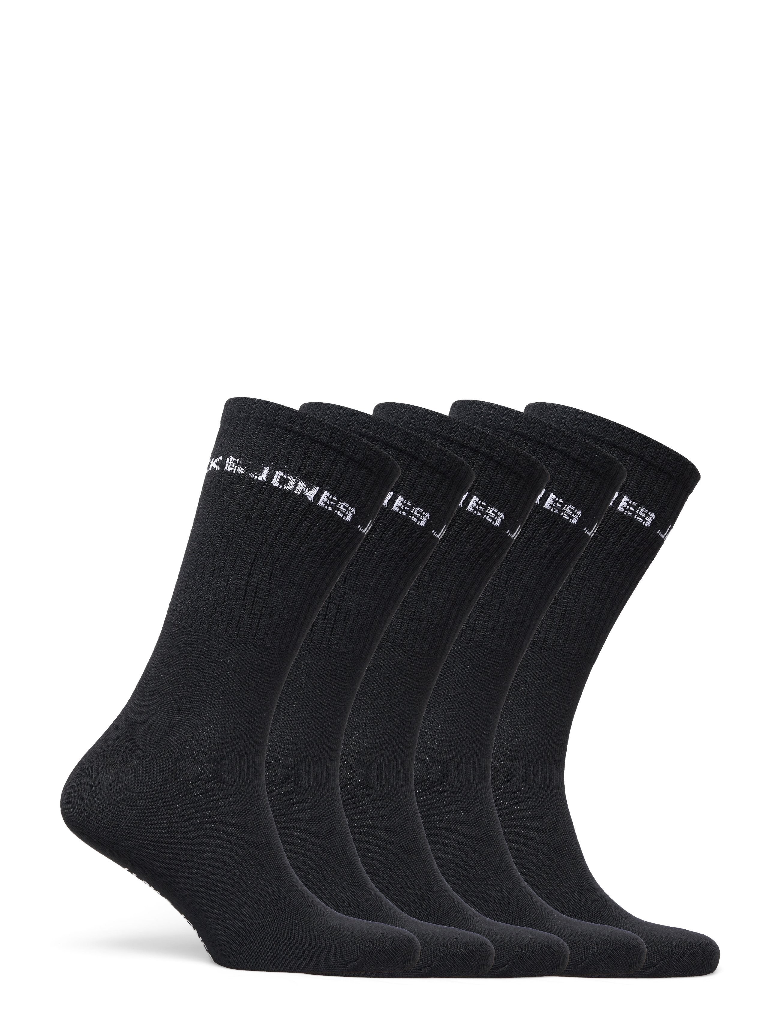 Jack & Jones - JACBASIC LOGO TENNIS SOCK 5 PACK NOOS - de laveste prisene - black - 2
