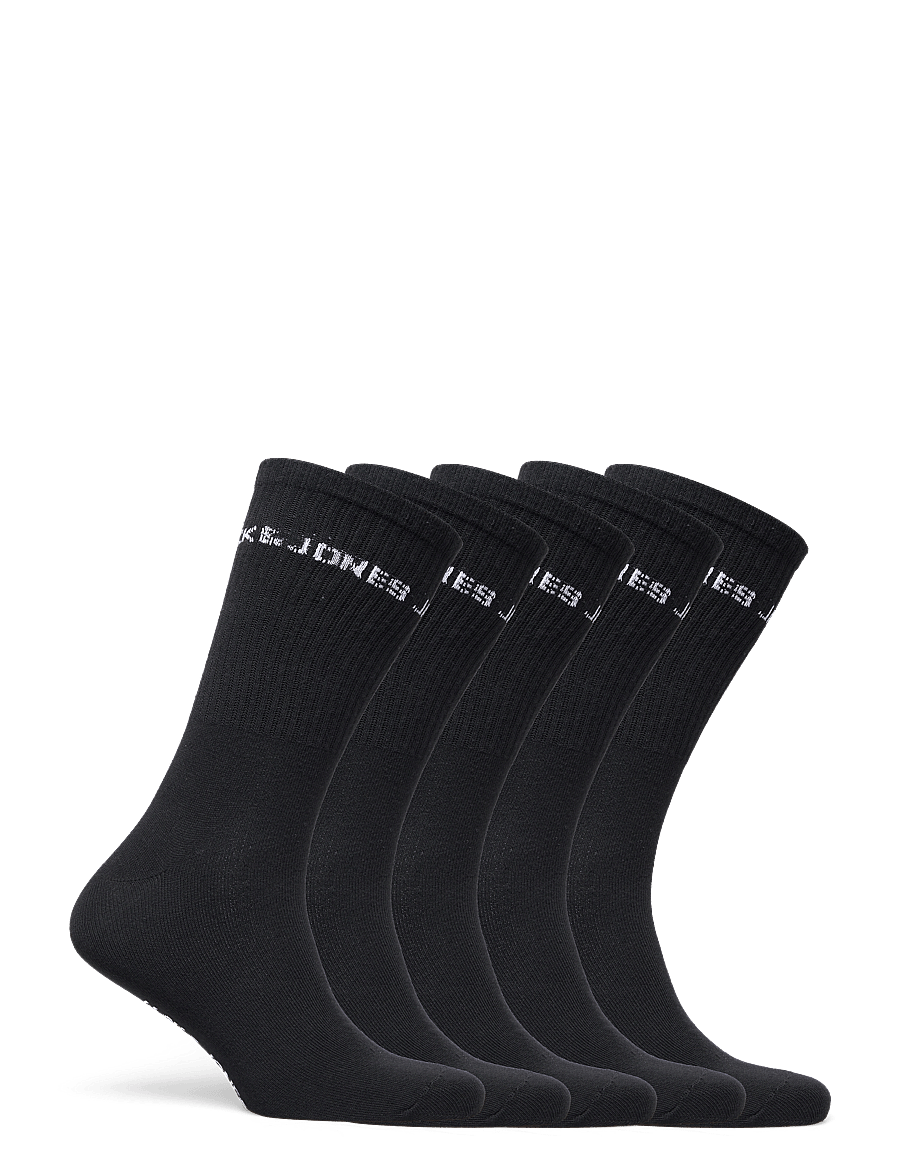 Jack & Jones - JACBASIC LOGO TENNIS SOCK 5 PACK NOOS - tennissocken - black - 2