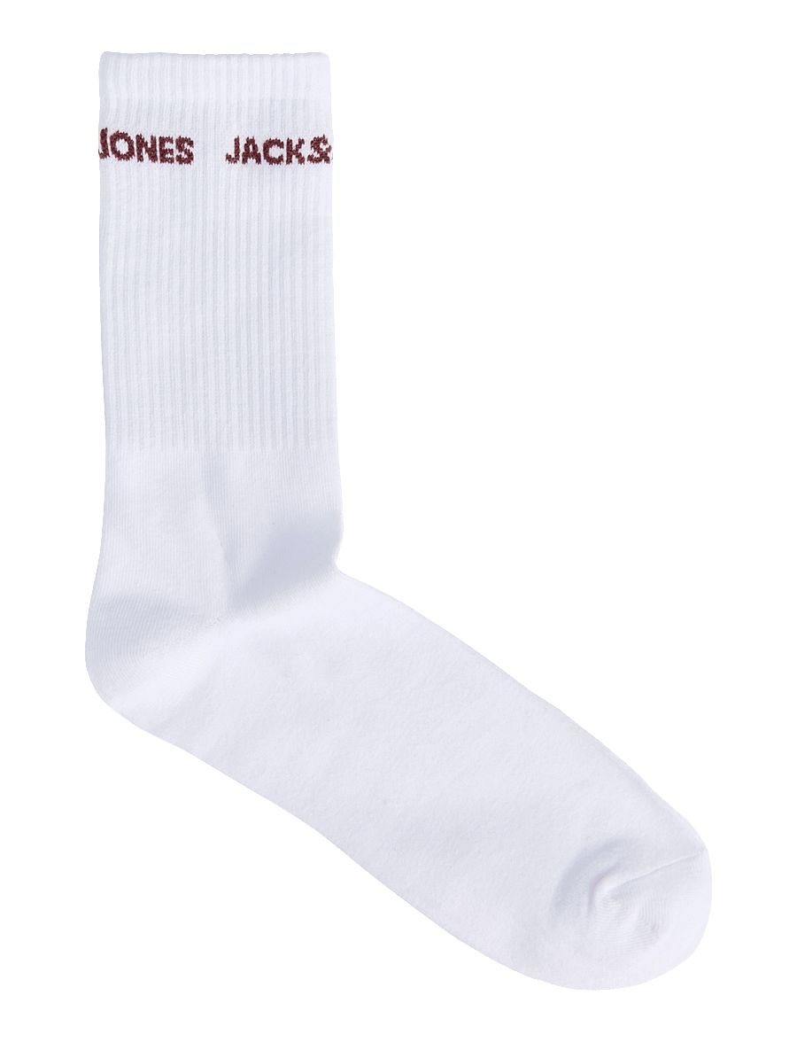 Jack & Jones - JACBASIC LOGO TENNIS SOCK 5 PACK NOOS - tennissocken - white - 2