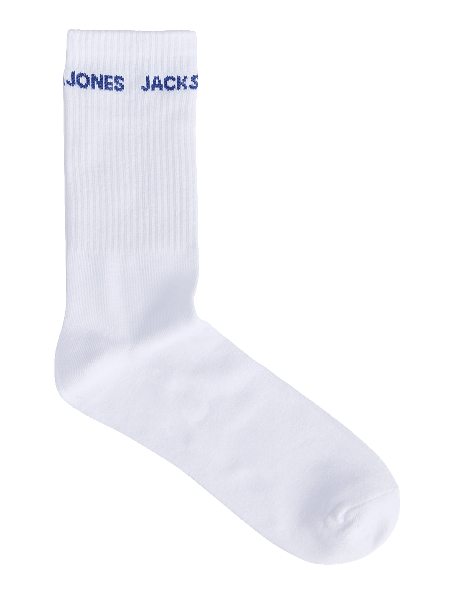 Jack & Jones - JACBASIC LOGO TENNIS SOCK 5 PACK NOOS - tennissocken - white - 5