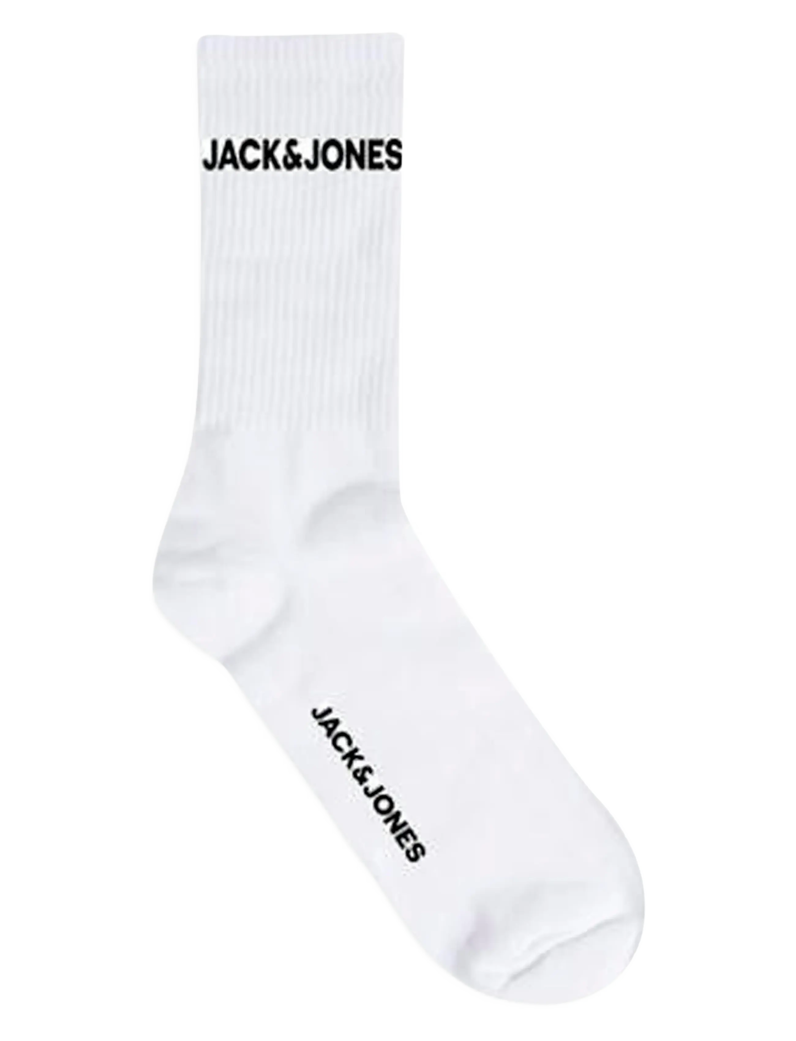 Jack & Jones - JACBASIC LOGO TENNIS SOCK 5 PACK NOOS - vanliga strumpor - white - 1