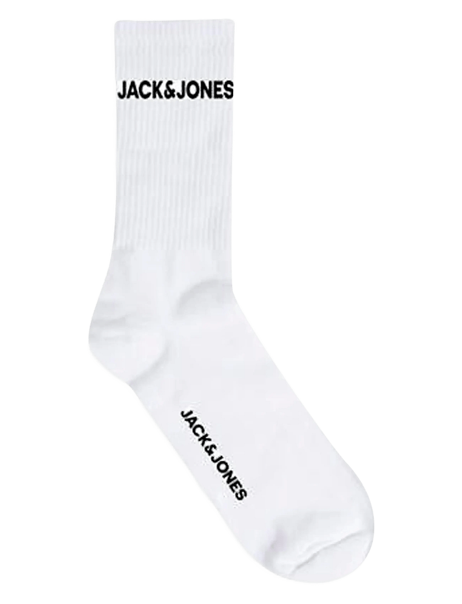 Jack & Jones - JACBASIC LOGO TENNIS SOCK 5 PACK NOOS - crew-socken - white - 1