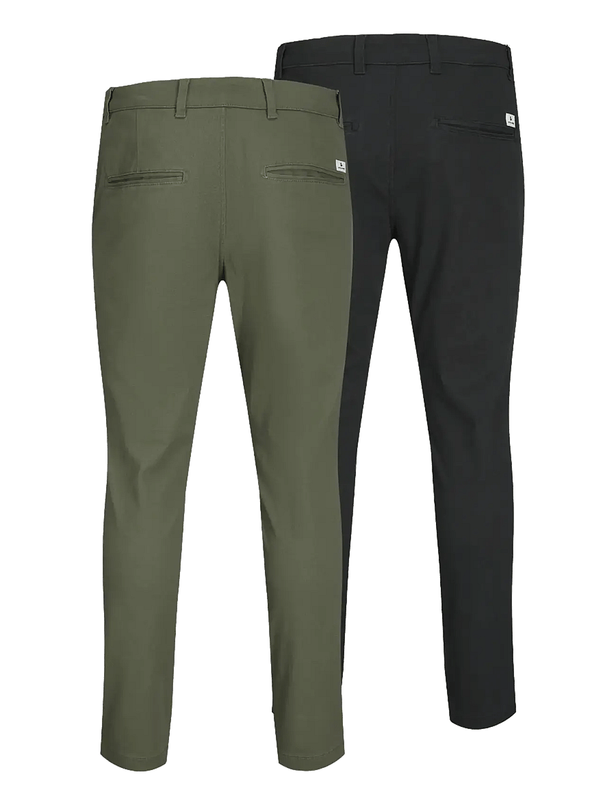 Jack & Jones - JPSTMARCO JJDAVE 2PK MP NOOS - chinos - black - 2