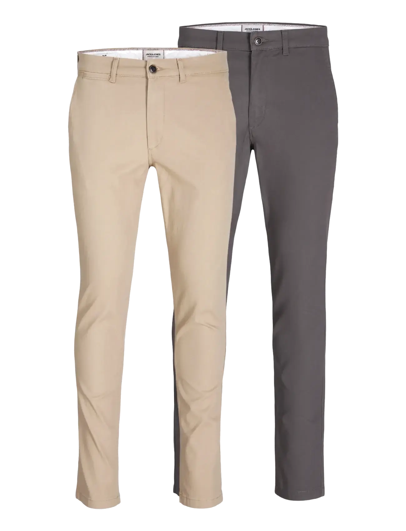 Jack & Jones JPSTMARCO JJDAVE 2PK MP NOOS - Byxor - CROCKERY / beige