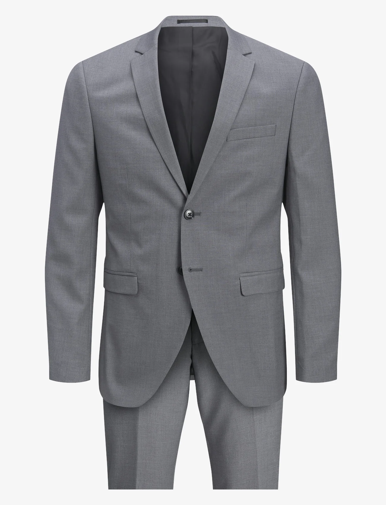 Jack & Jones - JPRFRANCO SUIT NOOS - double breasted suits - light grey melange - 1