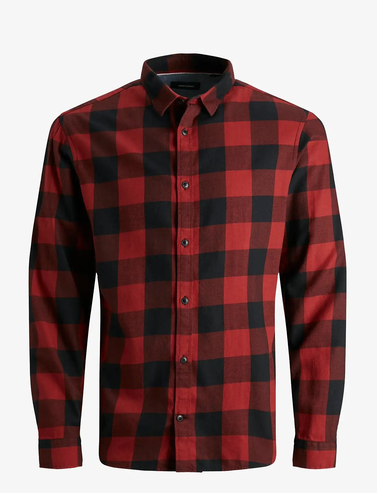 Jack & Jones - JJEGINGHAM TWILL SHIRT L/S NOOS - languoti marškiniai - brick red - 1