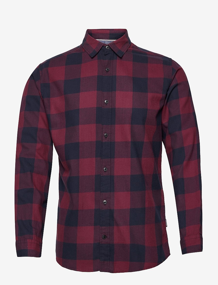 Jack & Jones - JJEGINGHAM TWILL SHIRT L/S NOOS - chemises à carreaux - port royale - 1