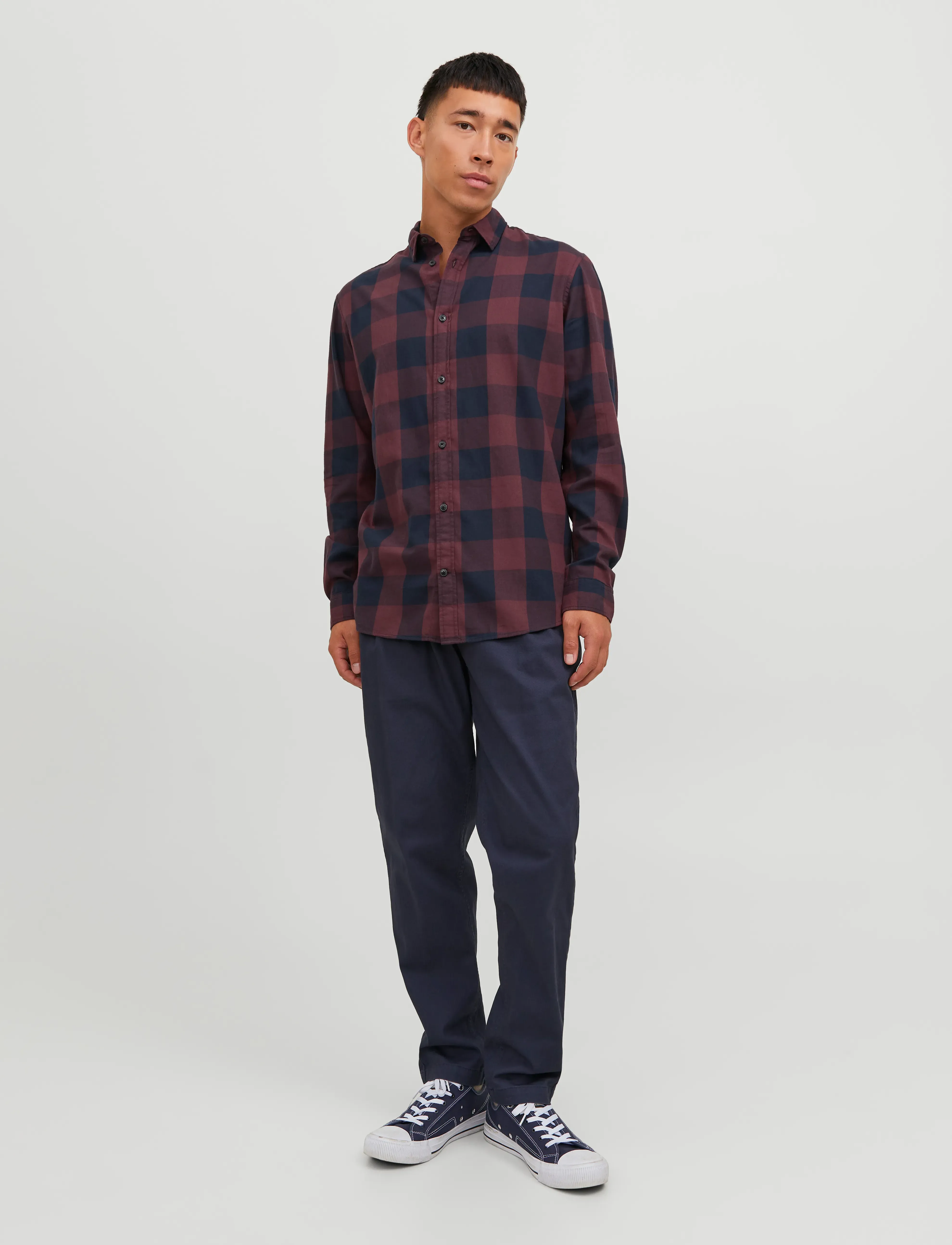 JACK & JONES Jjegingham Twill Shirt L/S Noos casual skjortor herr – bild 6