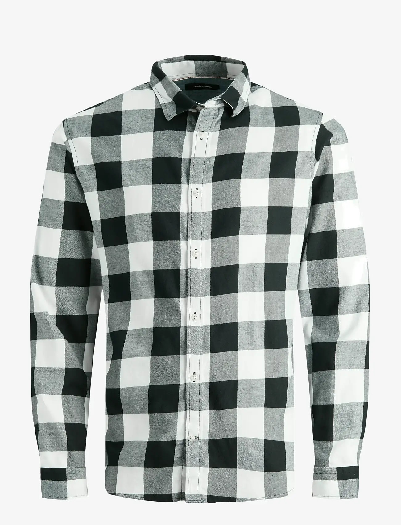 Jack & Jones - JJEGINGHAM TWILL SHIRT L/S NOOS - ruudulised särgid - whisper white - 1