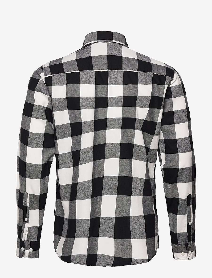 Jack & Jones - JJEGINGHAM TWILL SHIRT L/S NOOS - ruudulised särgid - whisper white - 2