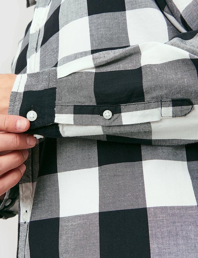 Jack & Jones - JJEGINGHAM TWILL SHIRT L/S NOOS - ruudulised särgid - whisper white - 4