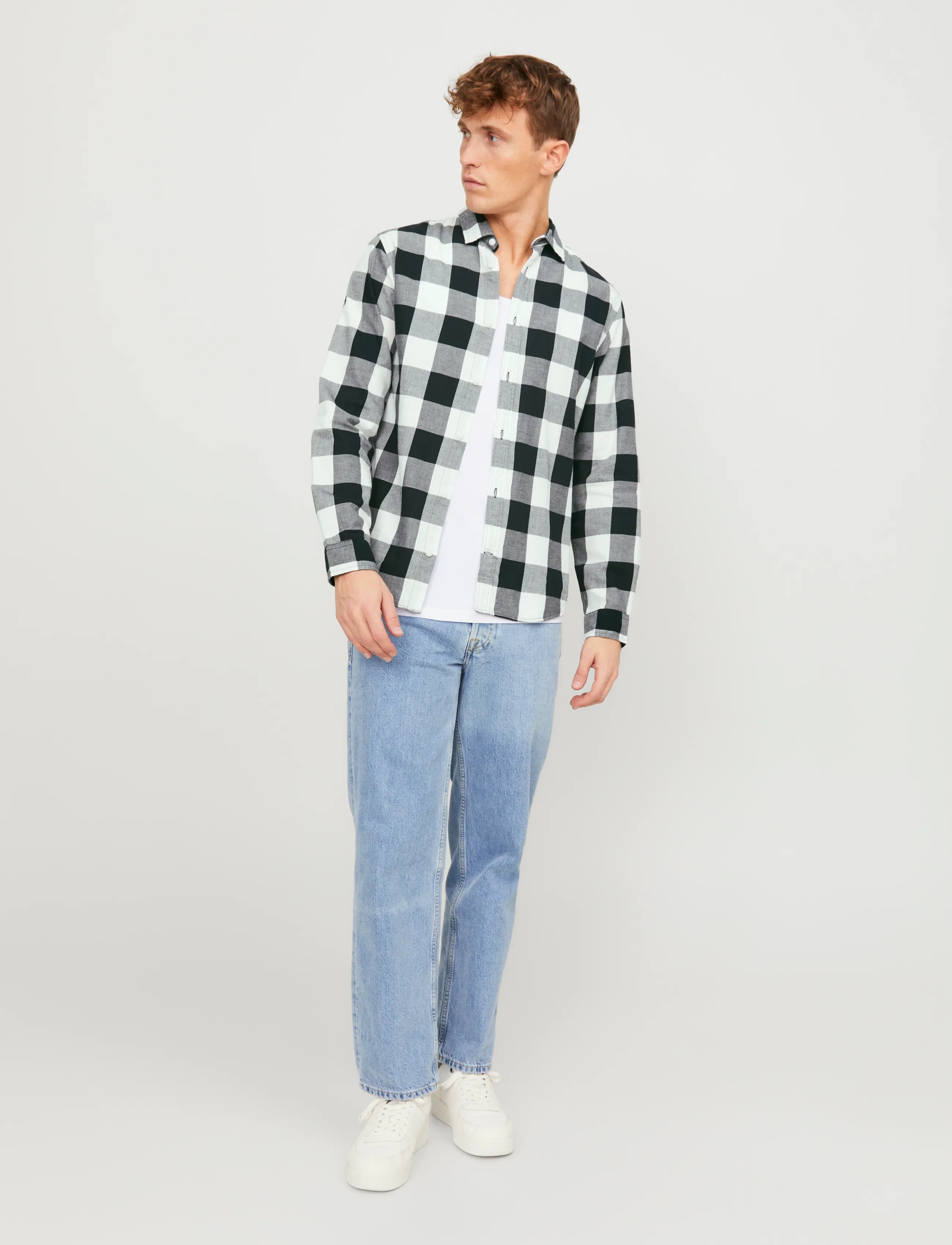 JACK & JONES Skjorta 'Gingham' herr – bild 6