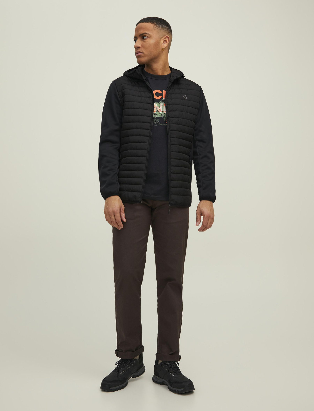 Jack & Jones - JJEMULTI QUILTED JACKET NOOS - hybridjakker - black - 3
