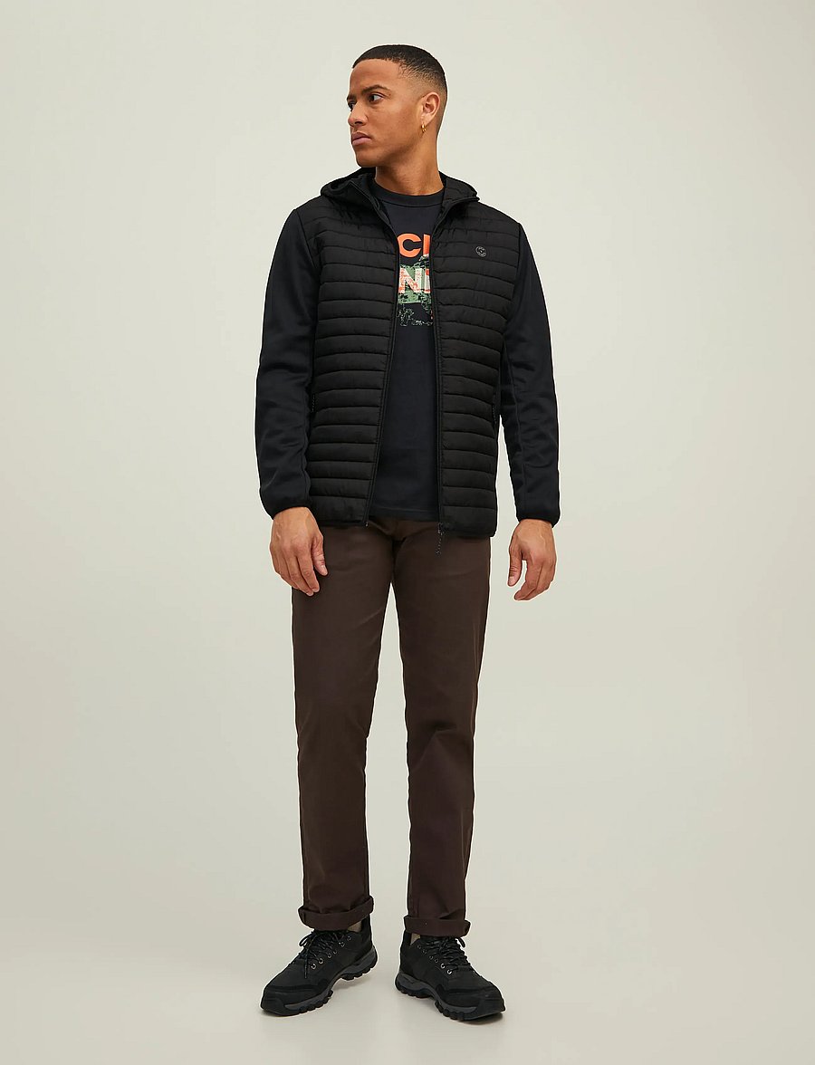 Jack & Jones - JJEMULTI QUILTED JACKET NOOS - hübriidjoped - black - 3