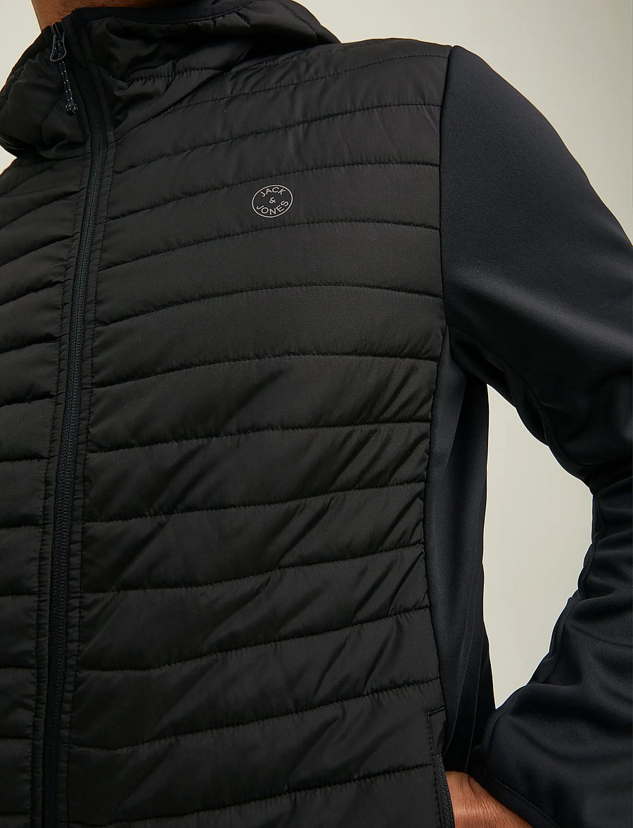 Jack & Jones - JJEMULTI QUILTED JACKET NOOS - hübriidjoped - black - 4