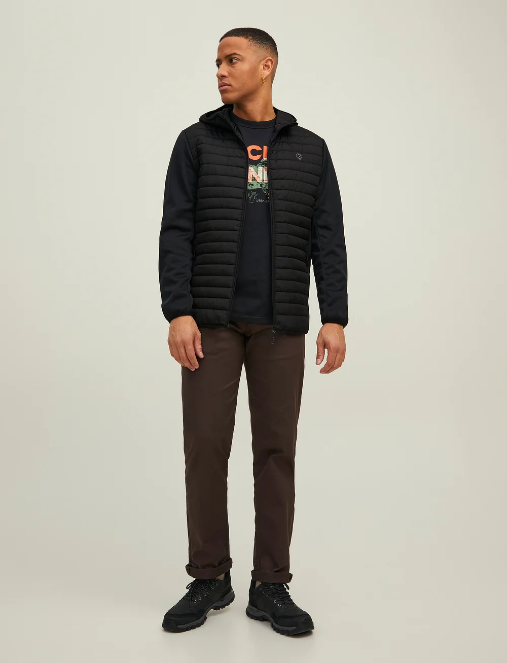 Jack & Jones - JJEMULTI QUILTED JACKET NOOS - hybridjackor - black - 5
