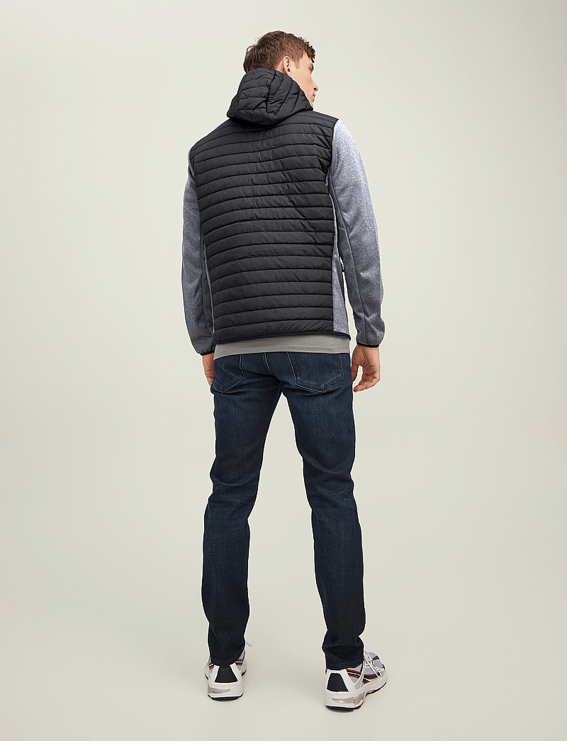 Jack & Jones - JJEMULTI QUILTED JACKET NOOS - hybrid-jacken - black - 3