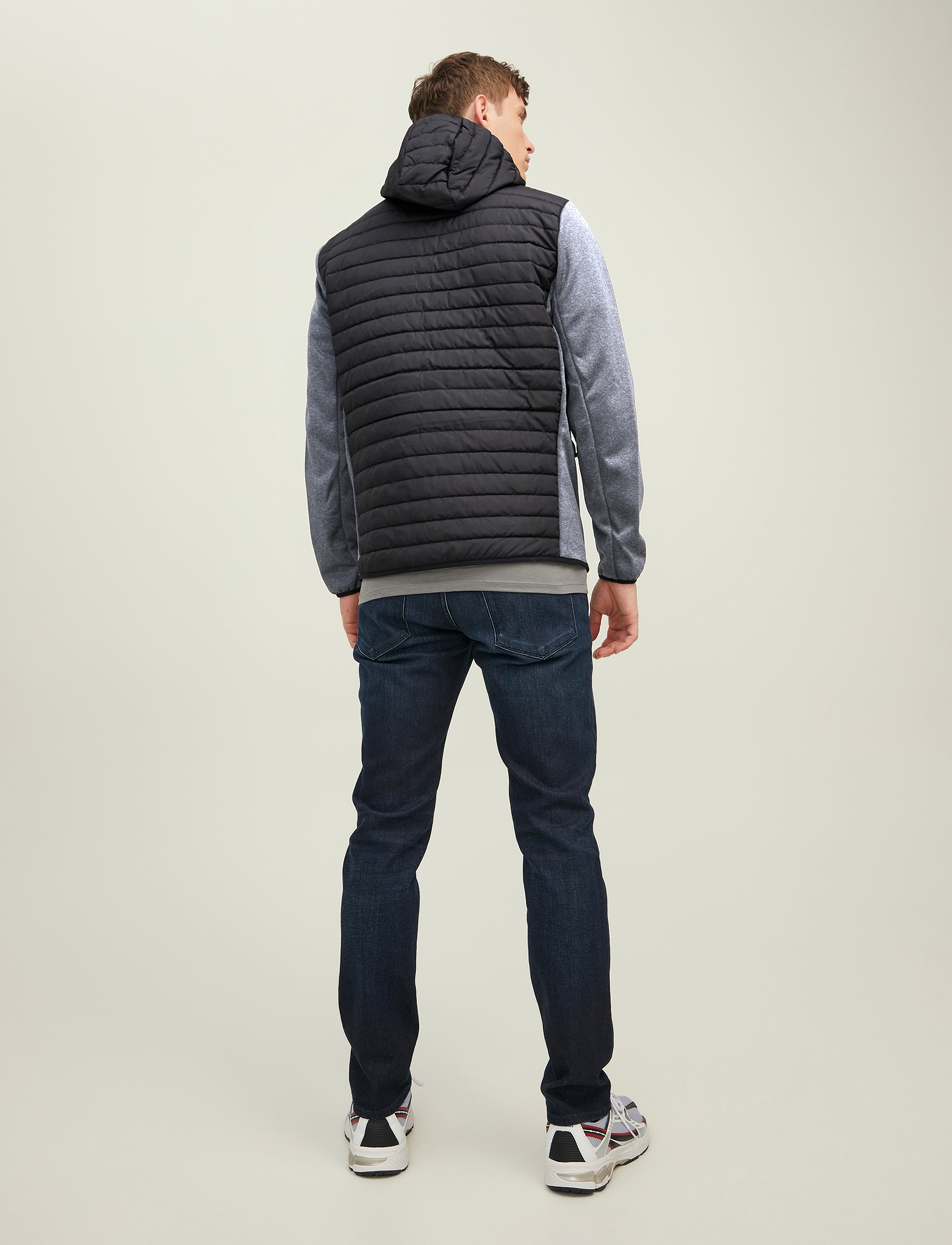 Jack & Jones - JJEMULTI QUILTED JACKET NOOS - hybride jassen - black - 3