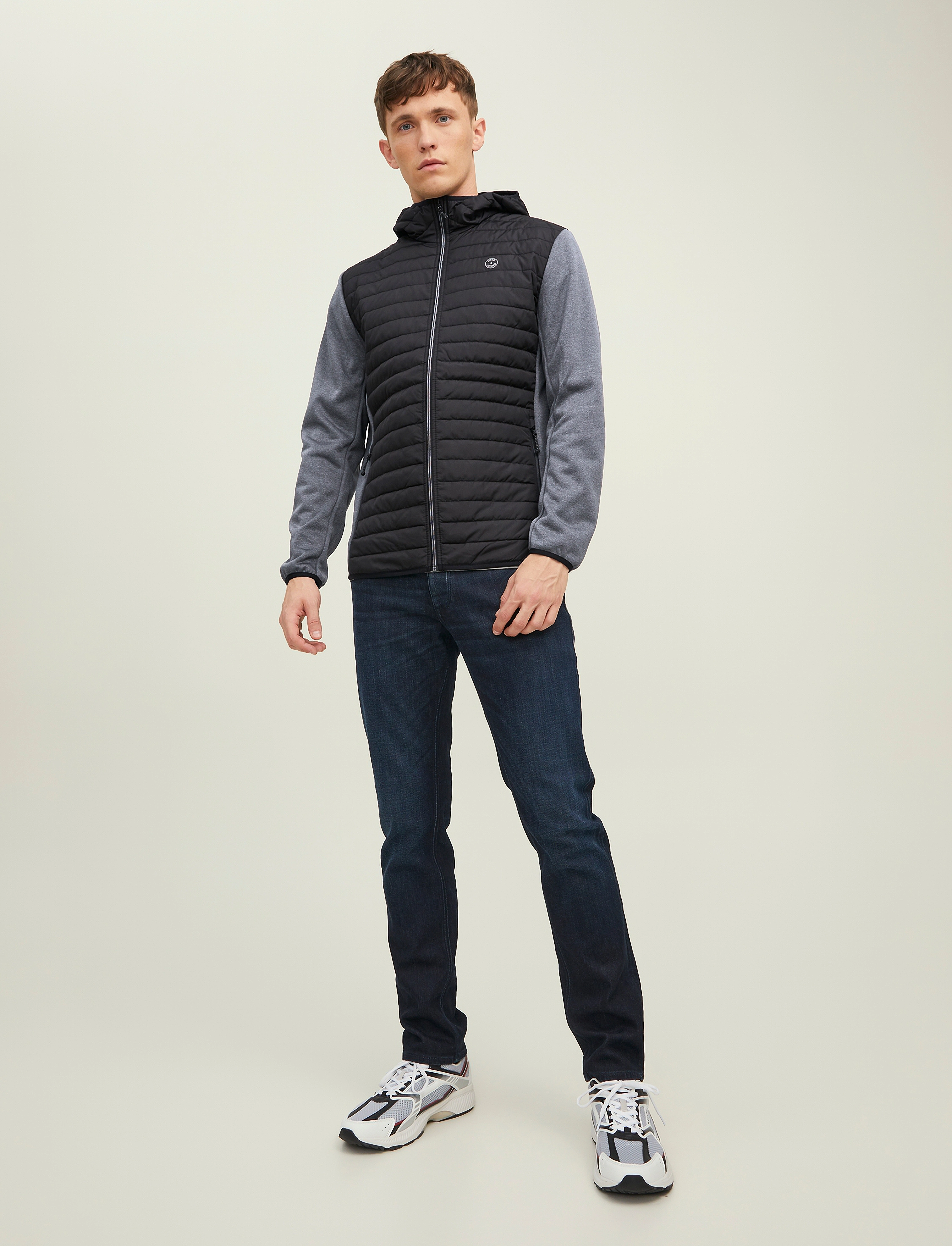 Jack & Jones - JJEMULTI QUILTED JACKET NOOS - hybride jassen - black - 4