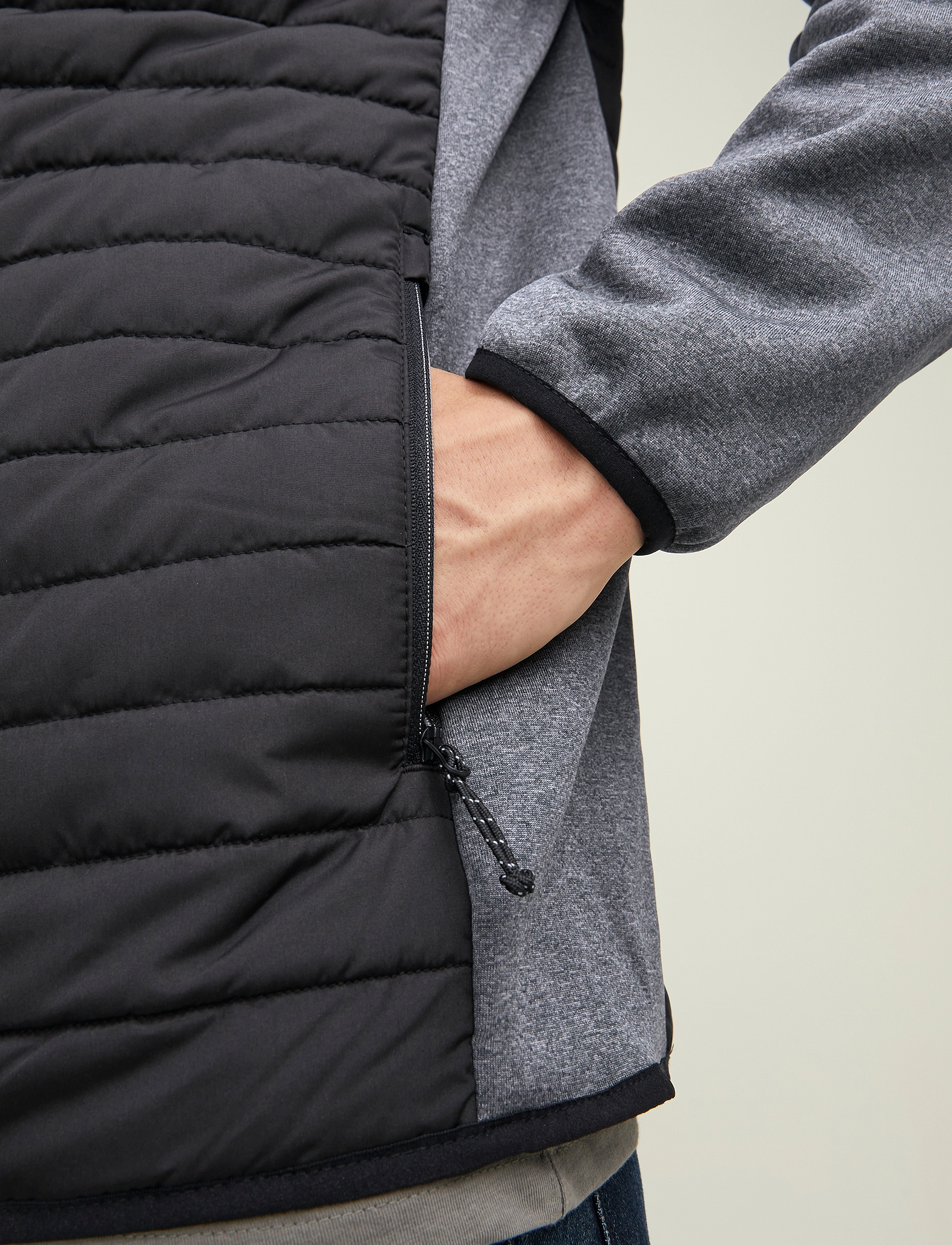 Jack & Jones - JJEMULTI QUILTED JACKET NOOS - hybride jassen - black - 5