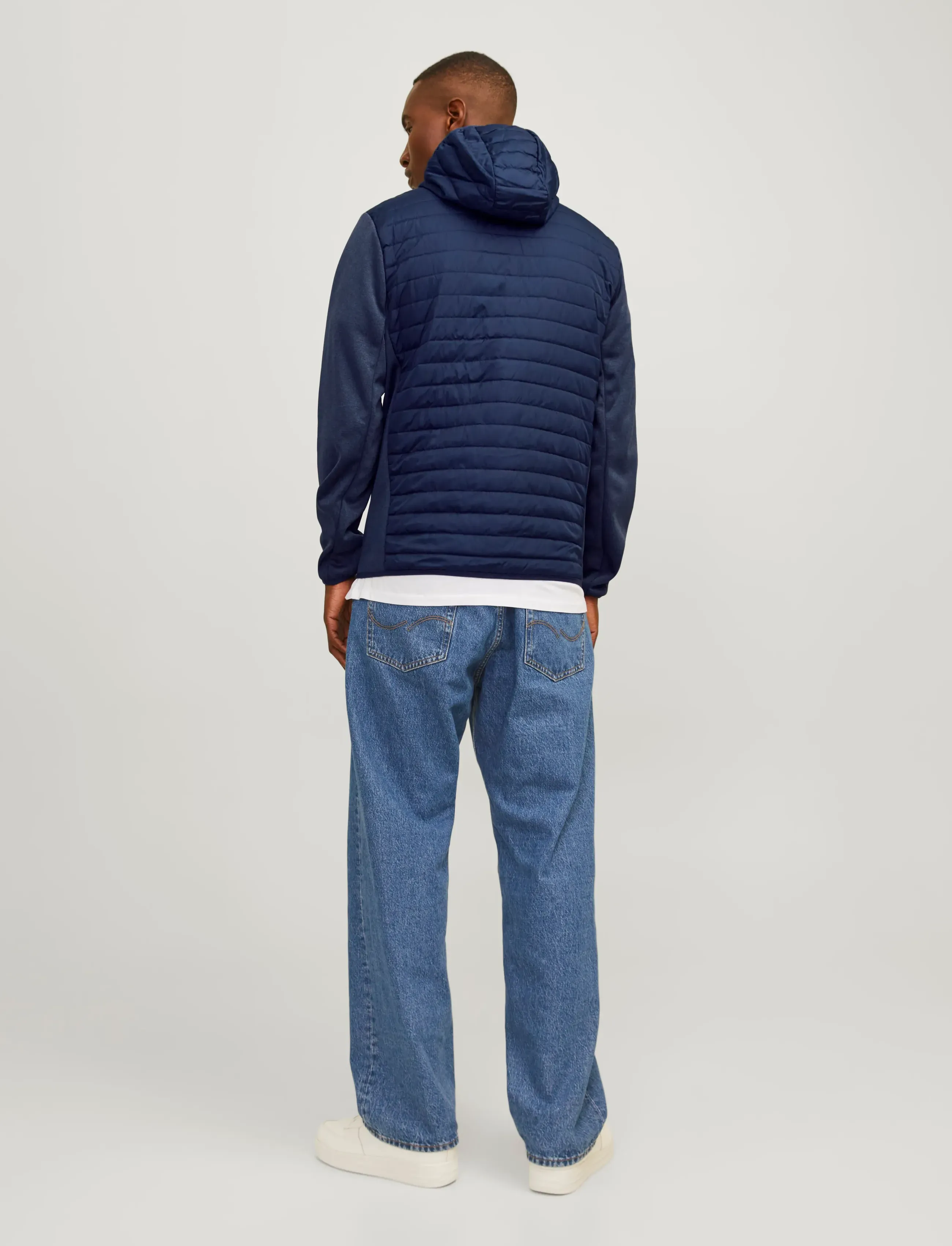 Jack & Jones - JJEMULTI QUILTED JACKET NOOS - hybrid jackets  - navy blazer - 3