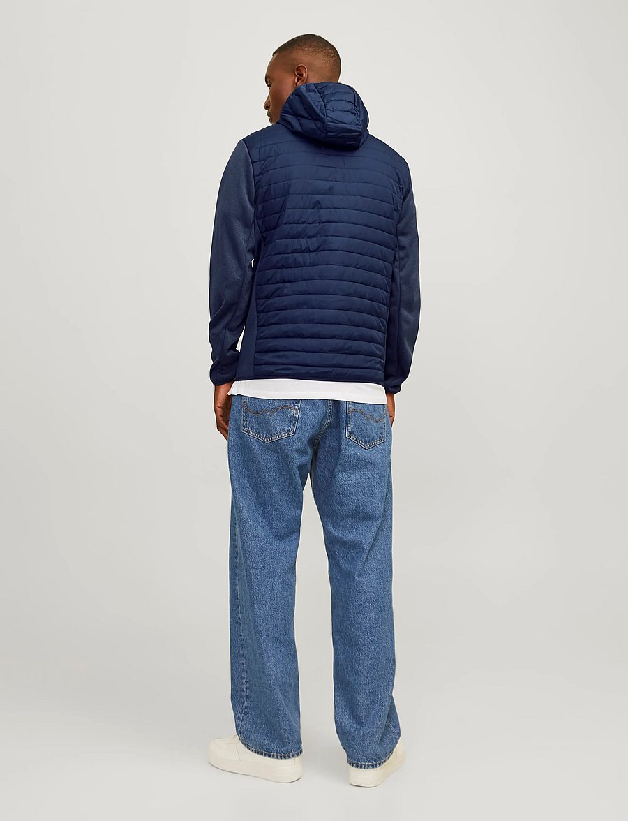 Jack & Jones - JJEMULTI QUILTED JACKET NOOS - hybrid-jacken - navy blazer - 3