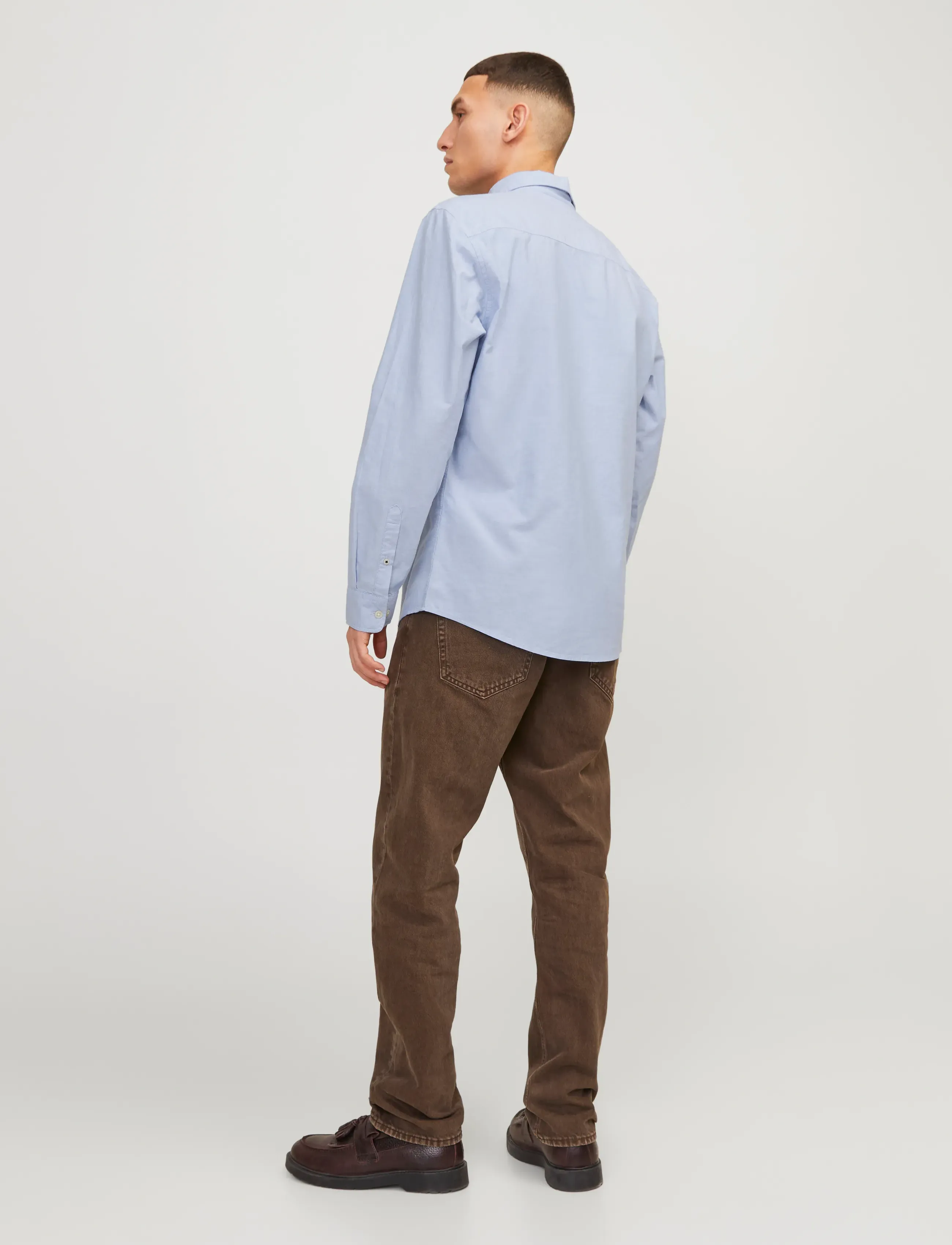 Jack & Jones - JJEOXFORD SHIRT LS NOOS - chemises oxford - cashmere blue - 3