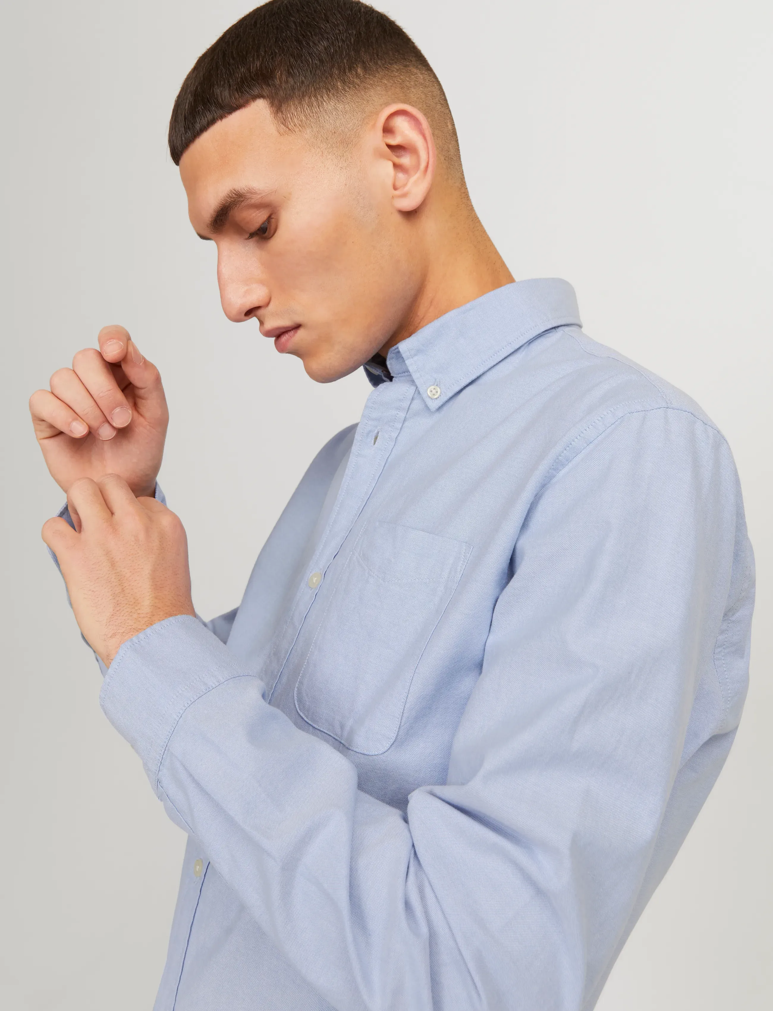 JACK & JONES Joroxford Shirt Ls Noos oxfordskjortor herr – bild 6