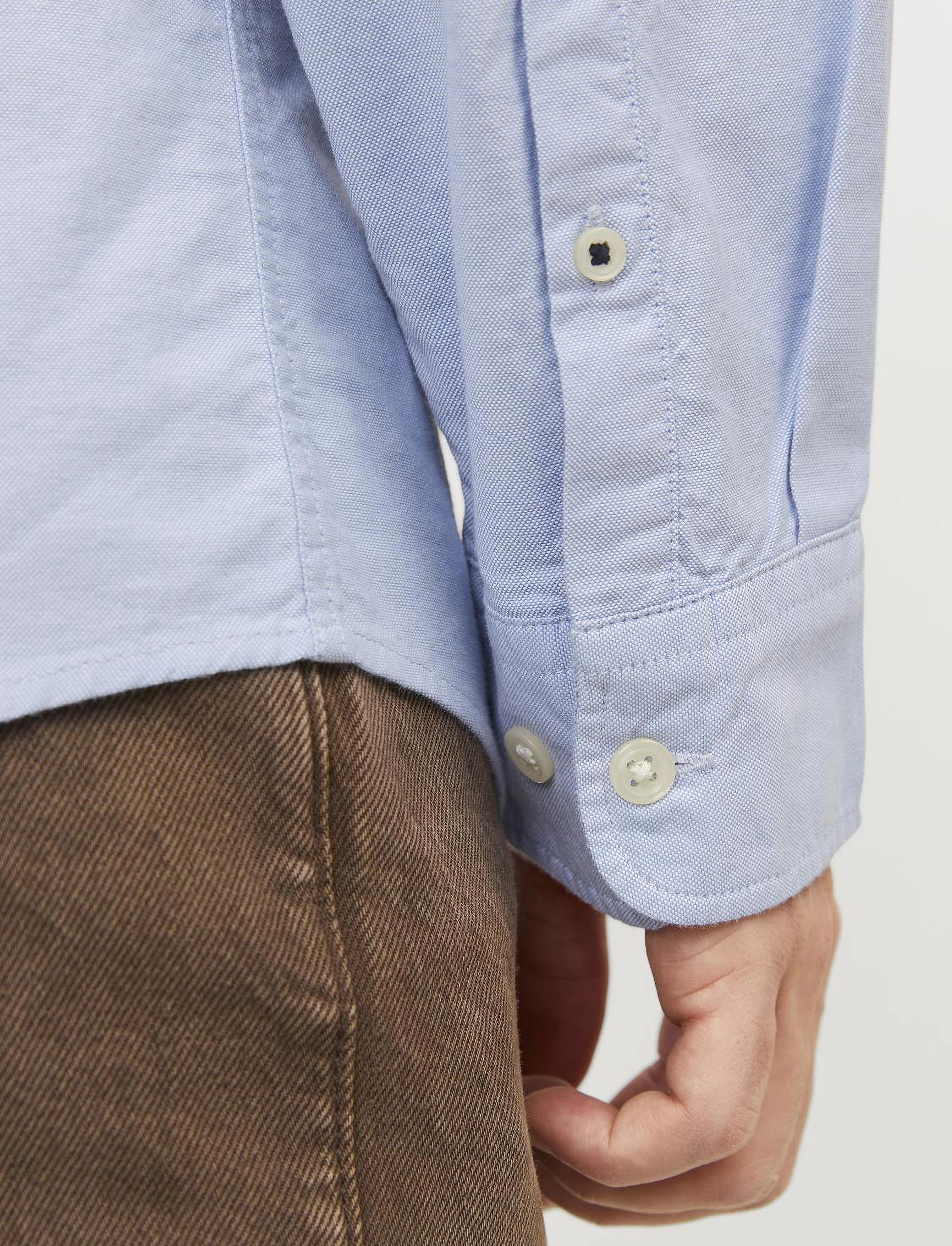 JACK & JONES Joroxford Shirt Ls Noos oxfordskjortor herr – bild 7