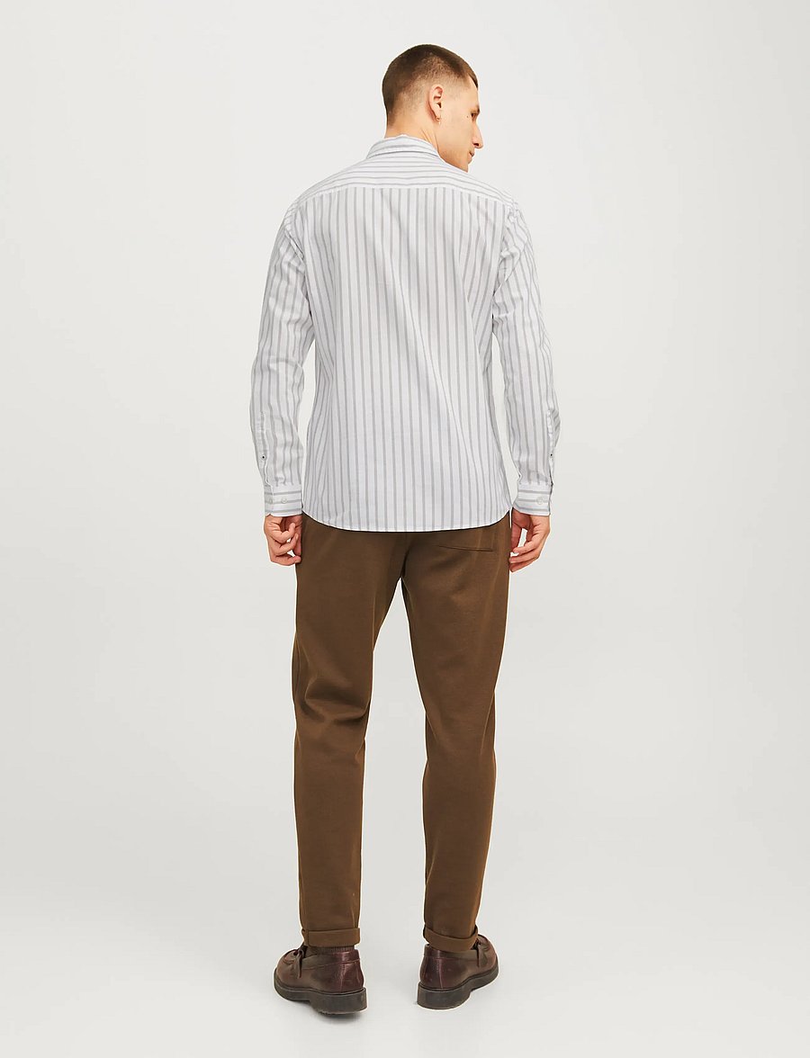 Jack & Jones - JJEOXFORD SHIRT LS NOOS - oxfordi särgid - crockery - 2