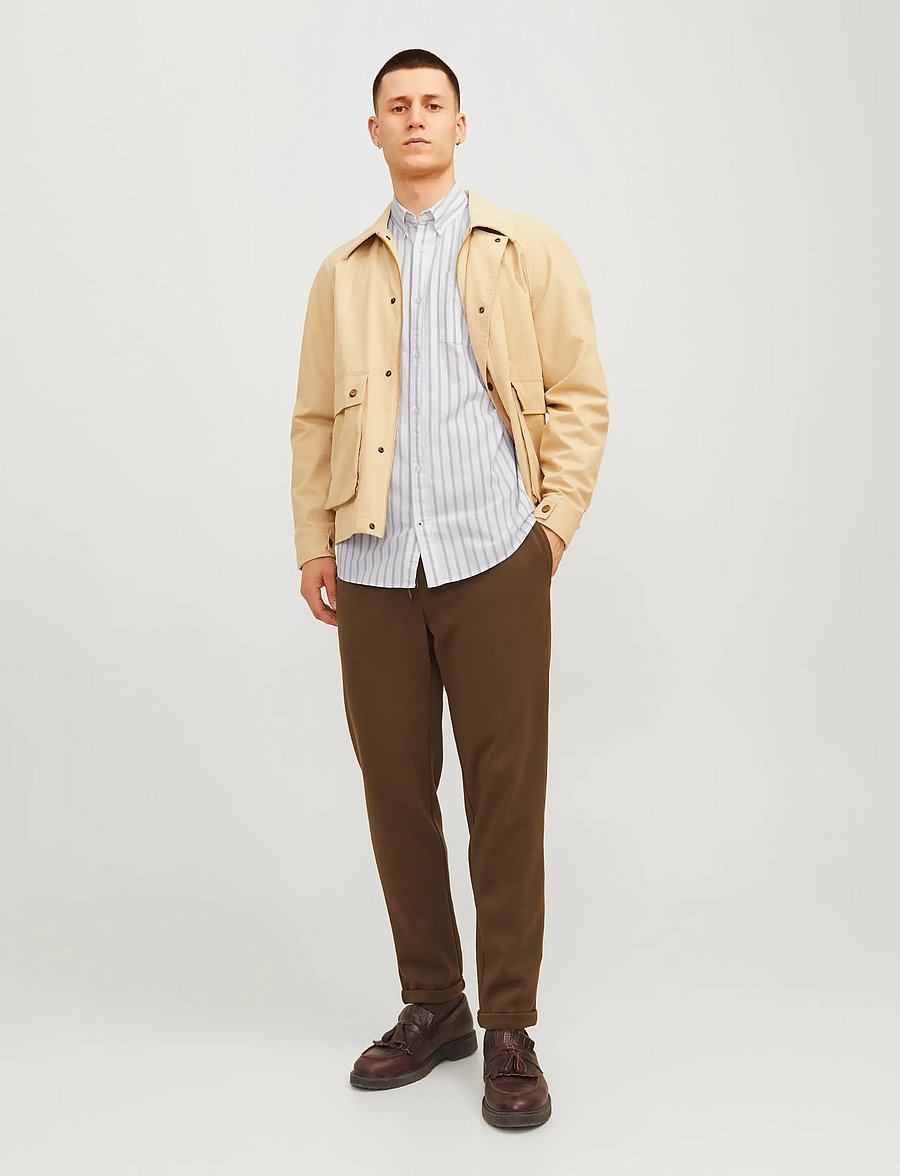 Jack & Jones - JJEOXFORD SHIRT LS NOOS - oxfordi särgid - crockery - 3