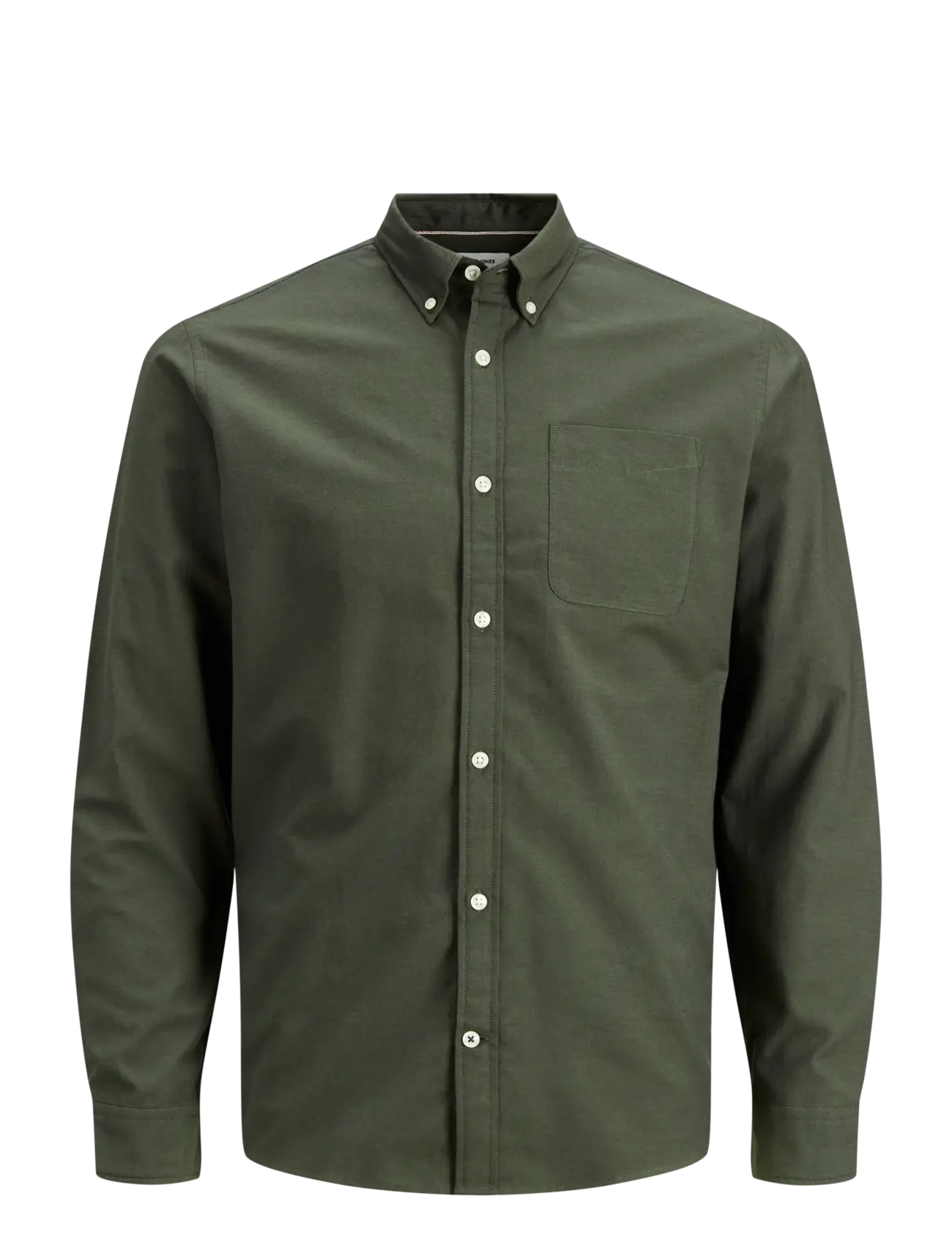 Jack & Jones JJEOXFORD SHIRT LS NOOS - Jack & Jones - FOREST NIGHT / green