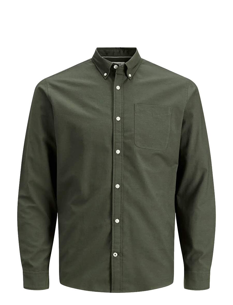 Jack & Jones - JJEOXFORD SHIRT LS NOOS - oxford-hemden - forest night - 1