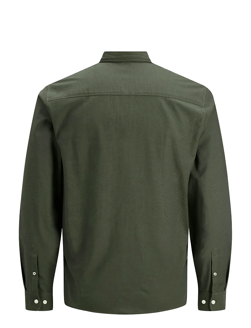 Jack & Jones - JJEOXFORD SHIRT LS NOOS - oxford-skjortor - forest night - 2