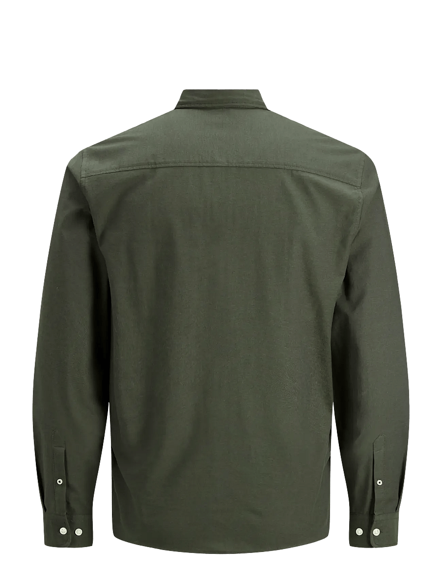 Jack & Jones - JJEOXFORD SHIRT LS NOOS - oxford-hemden - forest night - 2