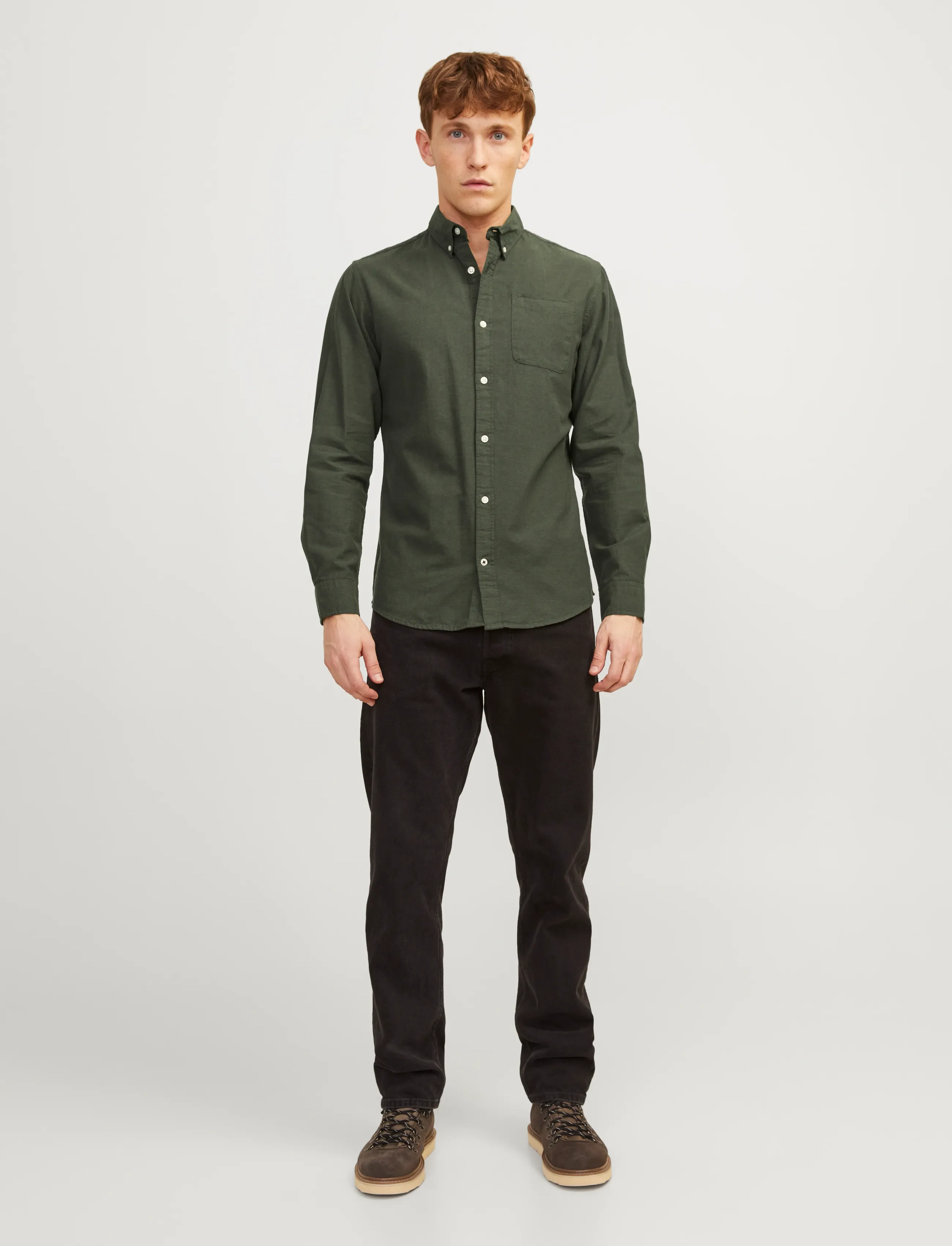 JACK & JONES Joroxford Shirt Ls Noos oxfordskjortor herr – bild 6