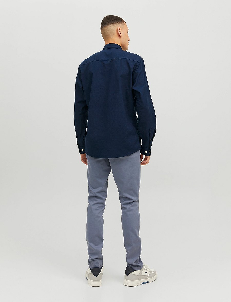 Jack & Jones - JJEOXFORD SHIRT LS NOOS - oxford-hemden - navy blazer - 3