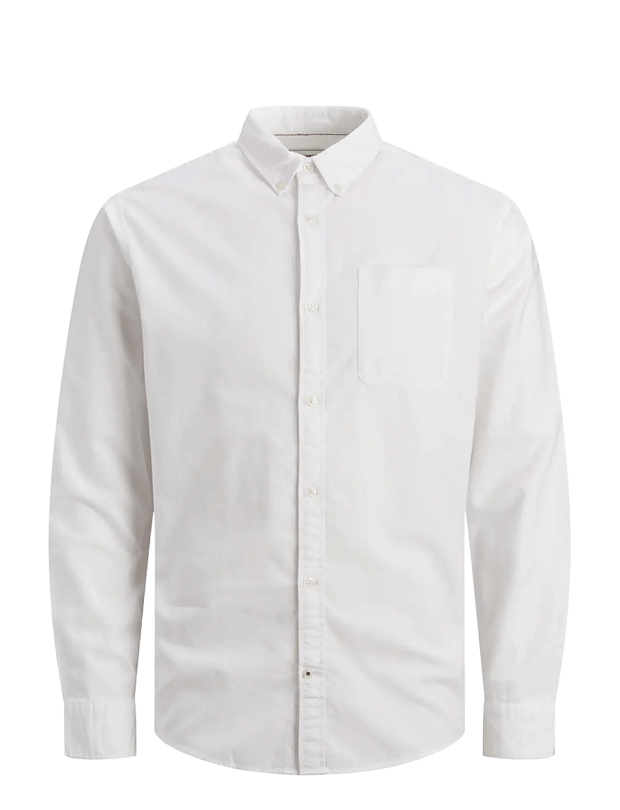 Jack & Jones - JJEOXFORD SHIRT LS NOOS - oxfordi särgid - white - 1