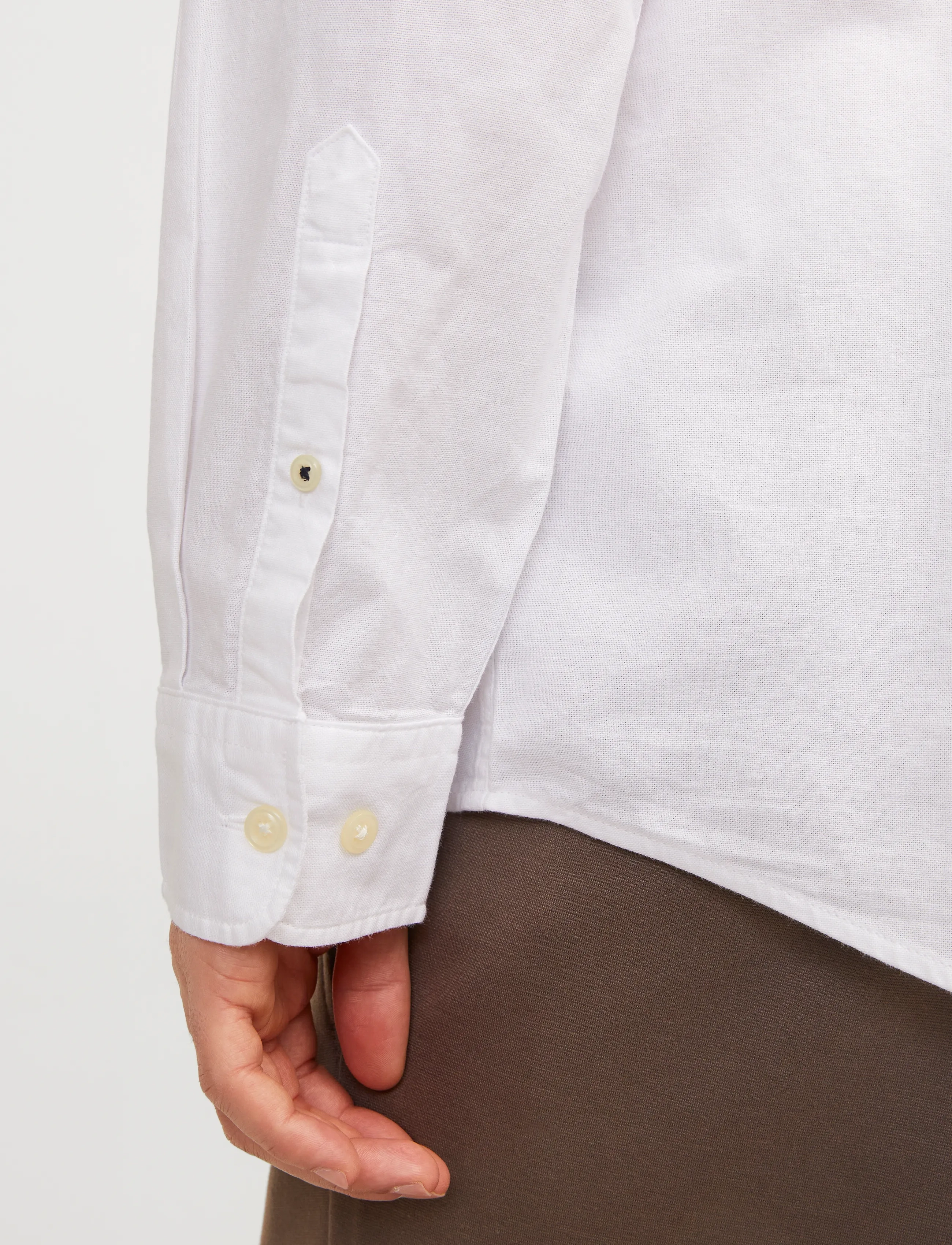 Jack & Jones - JJEOXFORD SHIRT LS NOOS - oxford skjorter - white - 5