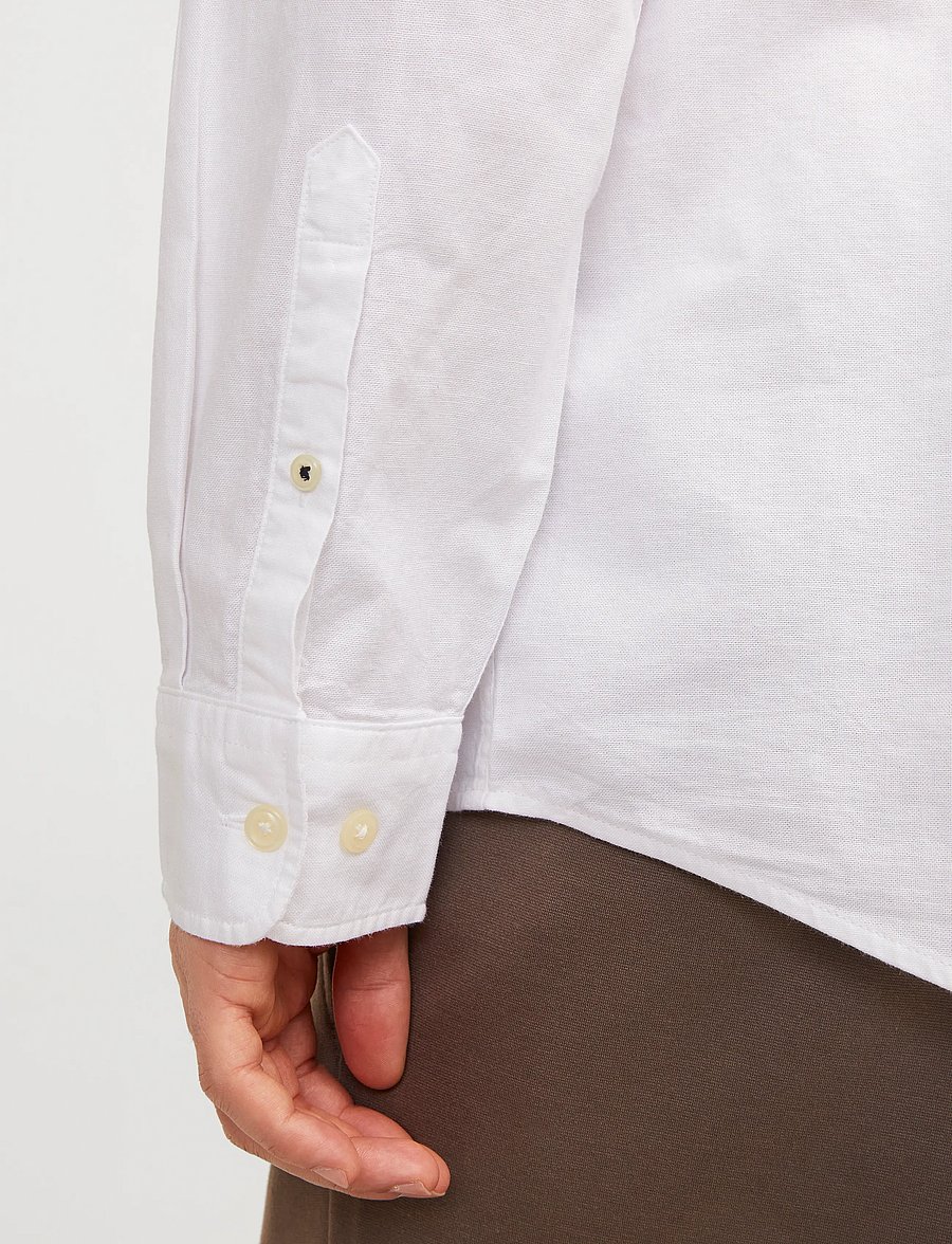 Jack & Jones - JJEOXFORD SHIRT LS NOOS - oxfordi särgid - white - 5